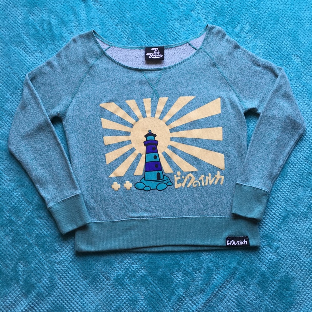 Pink Dolphin Crewneck Sweater